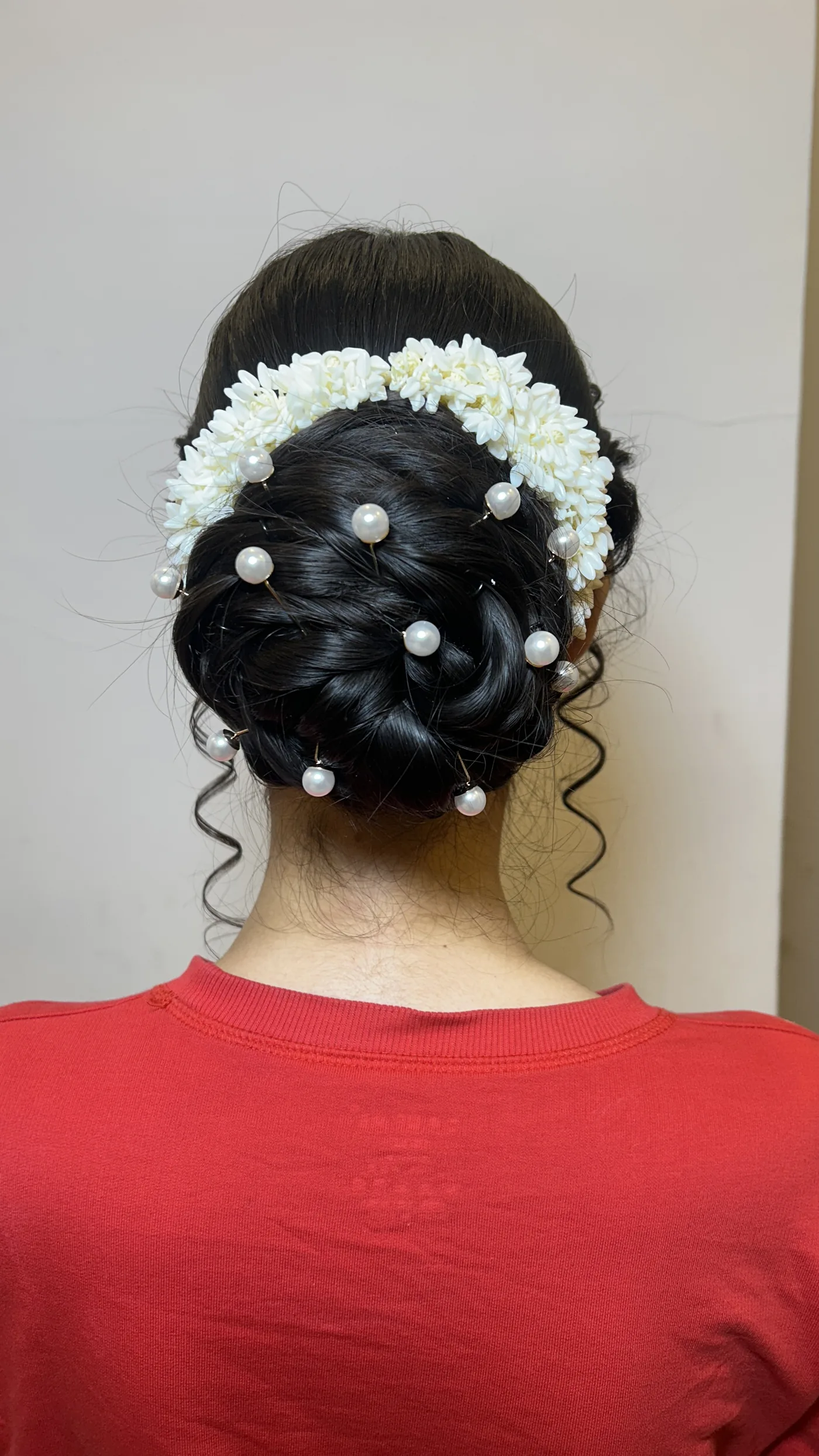 Bridal Hairstyle Bun - Blushes & Brushes, Ramesh Nagar