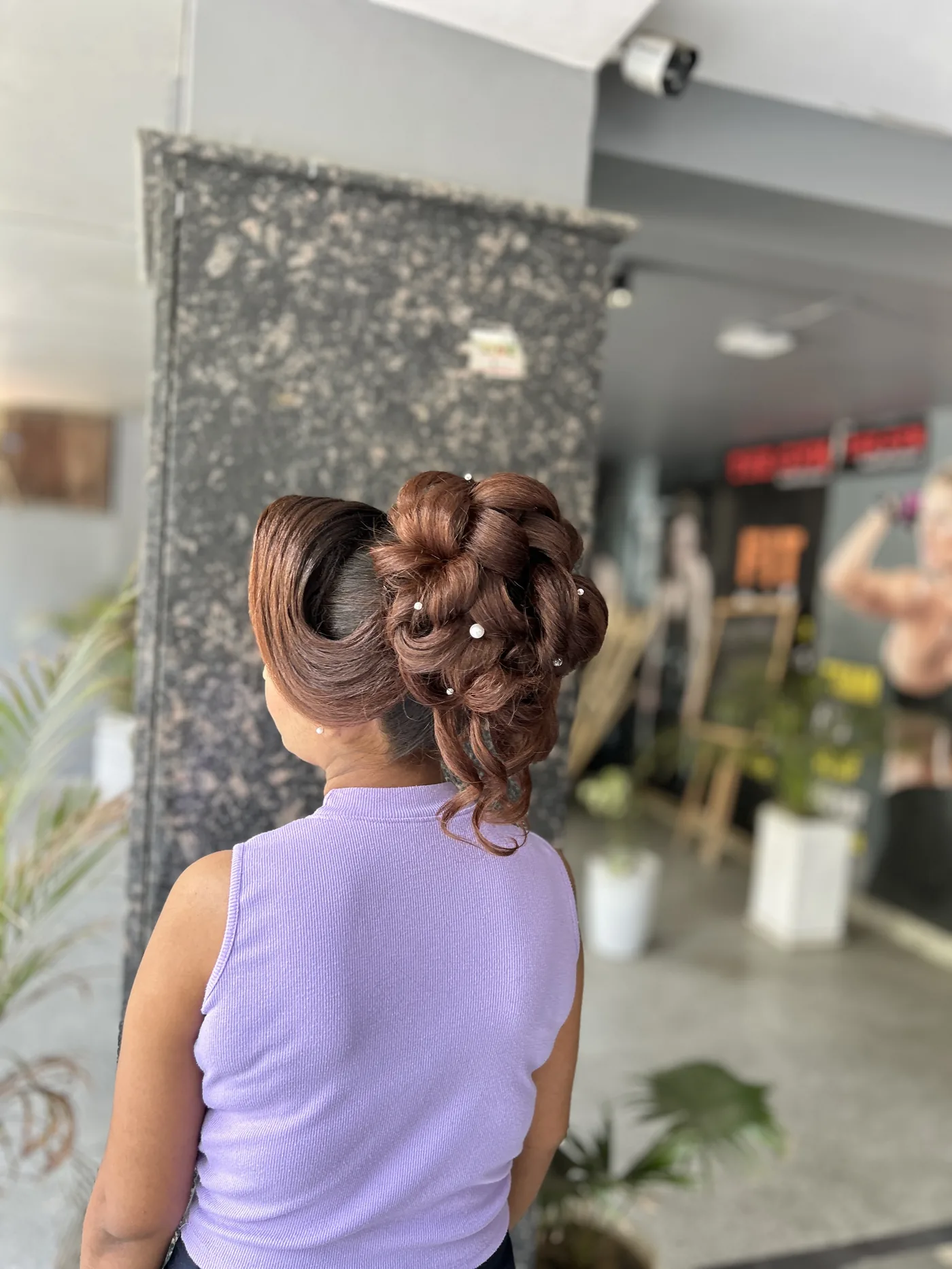 Bridal Hairstyle Updo - Blushes & Brushes, Ramesh Nagar