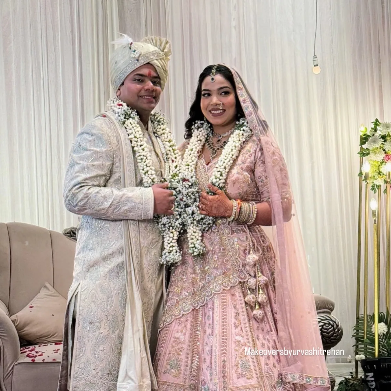Wedding Couple Pink - Blushes & Brushes, Ramesh Nagar