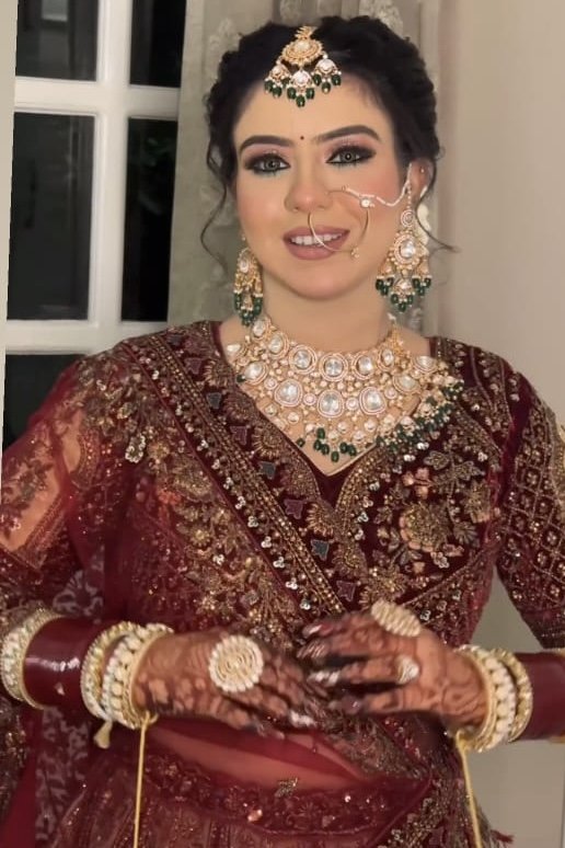 Bridal couture makeup